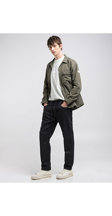 リラックステーパードLANNY Touch denim 詳細画像
